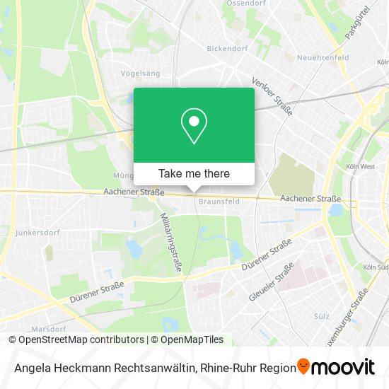 Angela Heckmann Rechtsanwältin map