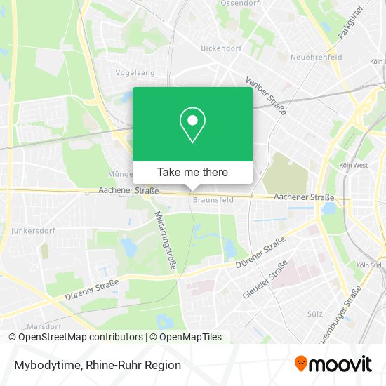 Mybodytime map