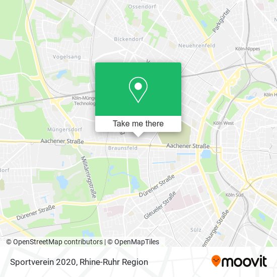 Sportverein 2020 map