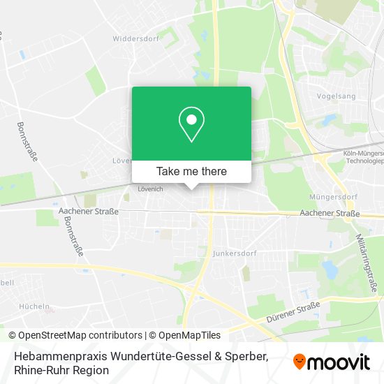 Hebammenpraxis Wundertüte-Gessel & Sperber map