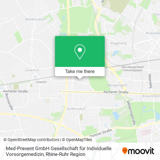 Med-Prevent GmbH Gesellschaft für Individuelle Vorsorgemedizin map