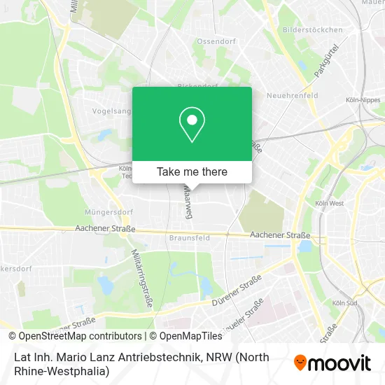 Lat Inh. Mario Lanz Antriebstechnik map