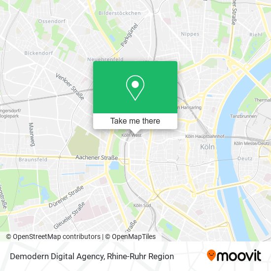 Demodern Digital Agency map
