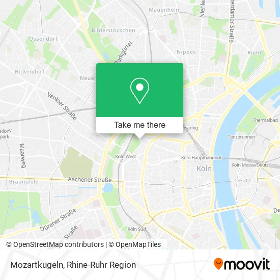 Карта Mozartkugeln