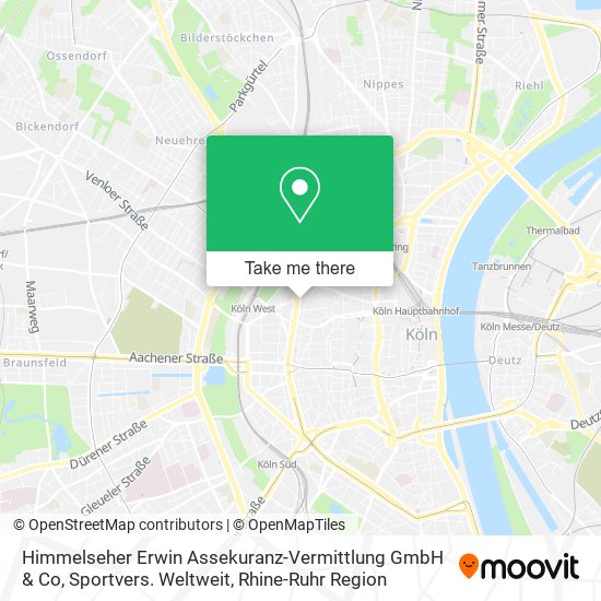 Himmelseher Erwin Assekuranz-Vermittlung GmbH & Co, Sportvers. Weltweit map
