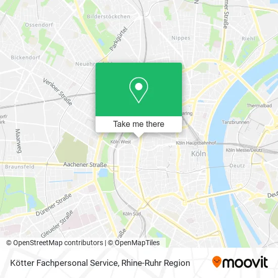 Карта Kötter Fachpersonal Service