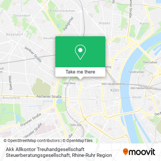 Akk Allkontor Treuhandgesellschaft Steuerberatungsgesellschaft map