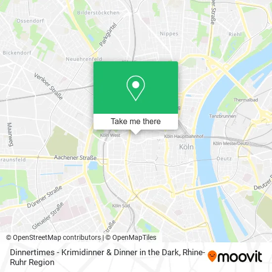 Карта Dinnertimes - Krimidinner & Dinner in the Dark