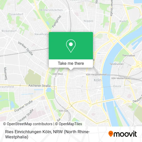 Ries Einrichtungen Köln map