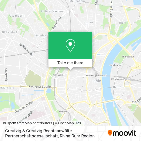 Карта Creutzig & Creutzig Rechtsanwälte Partnerschaftsgesellschaft