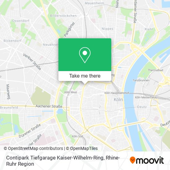 Contipark Tiefgarage Kaiser-Wilhelm-Ring map