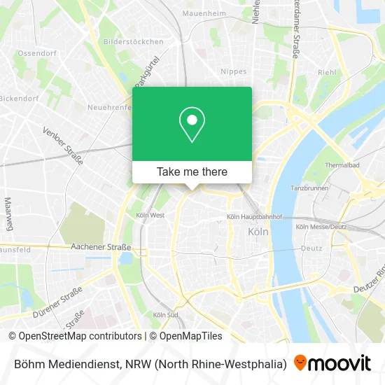 Карта Böhm Mediendienst