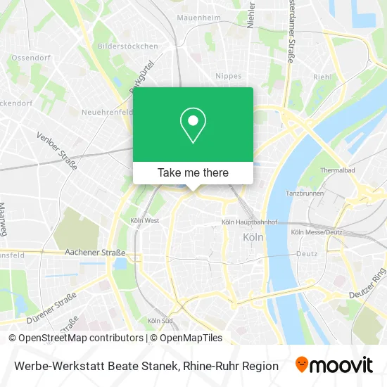 Карта Werbe-Werkstatt Beate Stanek