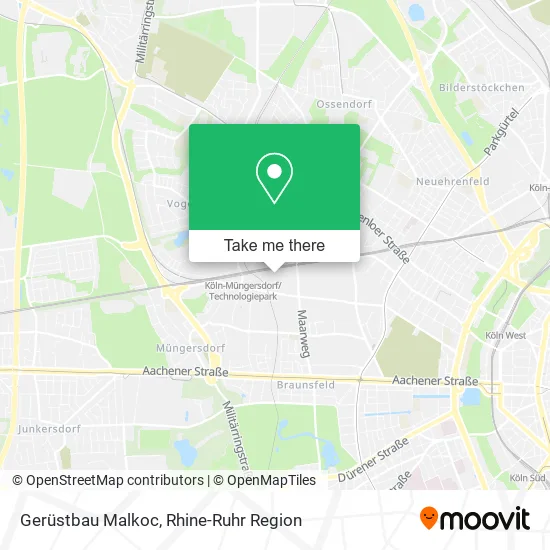 Карта Gerüstbau Malkoc