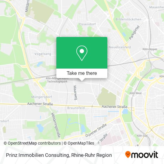 Prinz Immobilien Consulting map