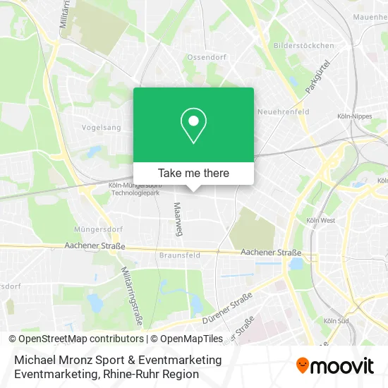 Карта Michael Mronz Sport & Eventmarketing Eventmarketing