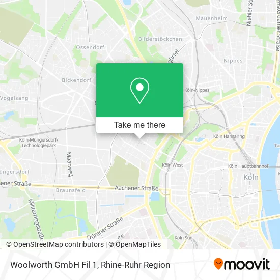 Карта Woolworth GmbH Fil 1