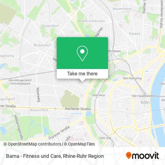 Bama - Fitness und Care map