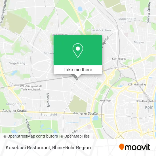 Карта Kösebasi Restaurant