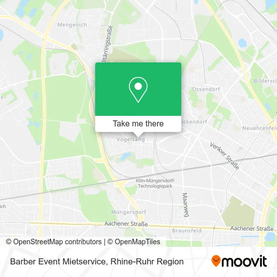 Карта Barber Event Mietservice