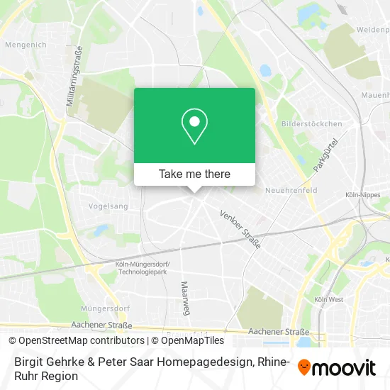 Карта Birgit Gehrke & Peter Saar Homepagedesign