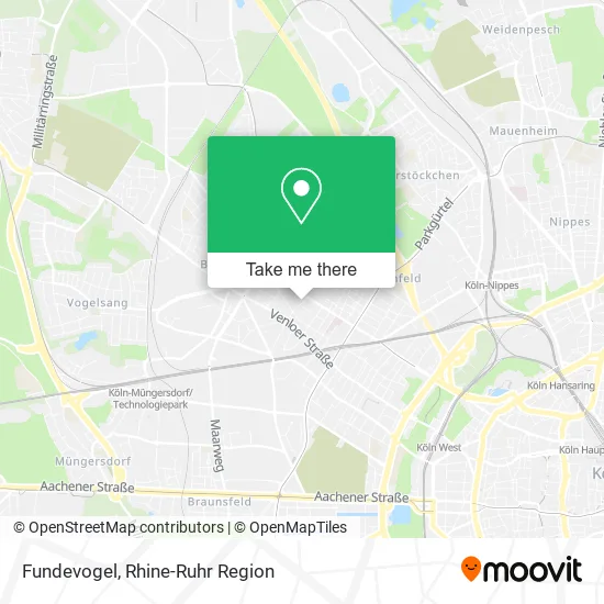 Карта Fundevogel