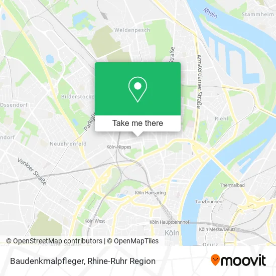 Карта Baudenkmalpfleger
