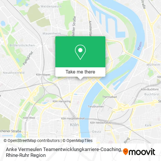Карта Anke Vermeulen Teamentwicklungkarriere-Coaching