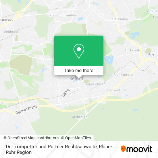 Карта Dr. Trompetter and Partner Rechtsanwälte