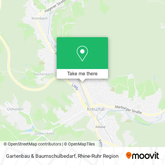 Карта Gartenbau & Baumschulbedarf