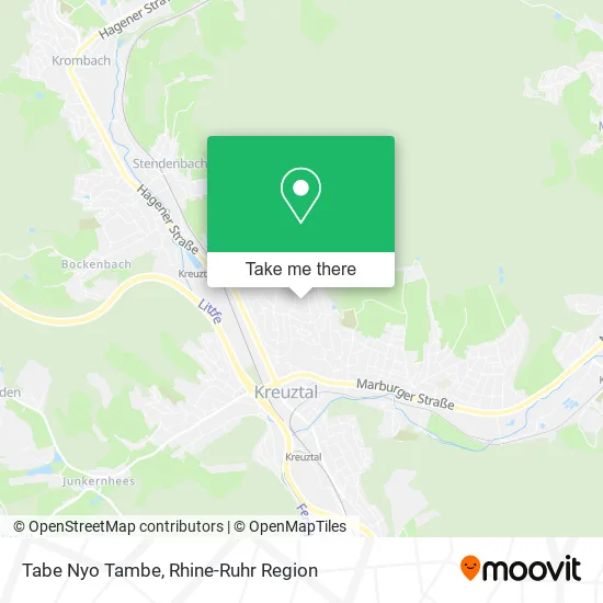 Карта Tabe Nyo Tambe