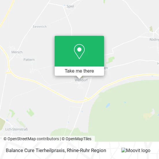 Карта Balance Cure Tierheilpraxis