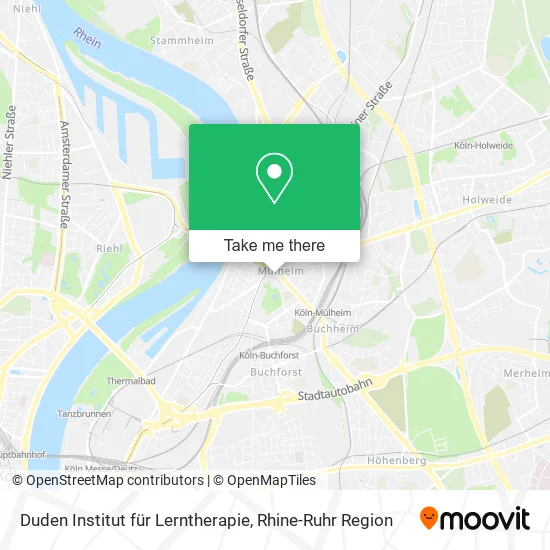 Карта Duden Institut für Lerntherapie