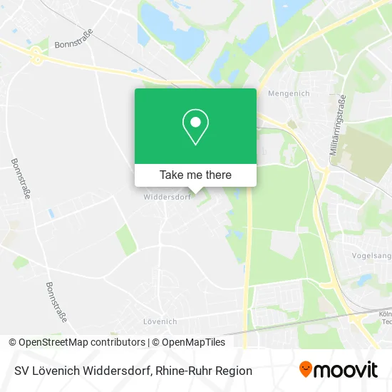 Карта SV Lövenich Widdersdorf