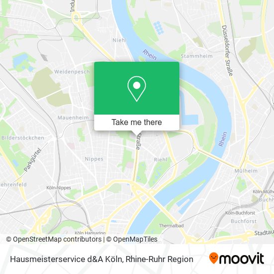 Hausmeisterservice d&A Köln map