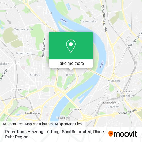 Peter Kann Heizung-Lüftung- Sanitär Limited map