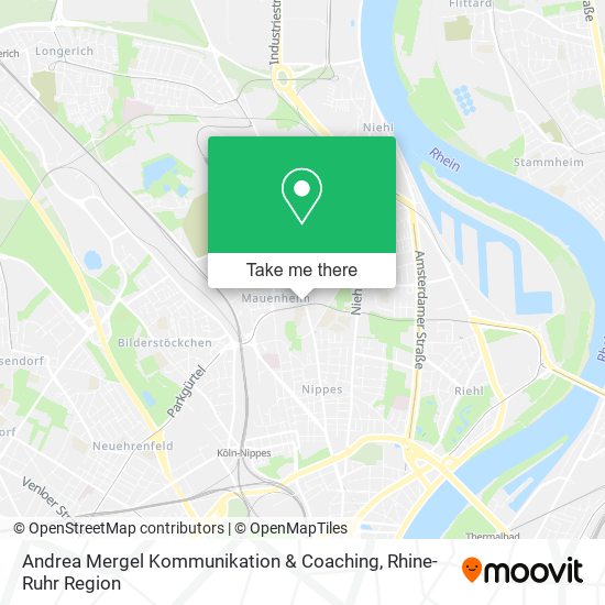 Andrea Mergel Kommunikation & Coaching map