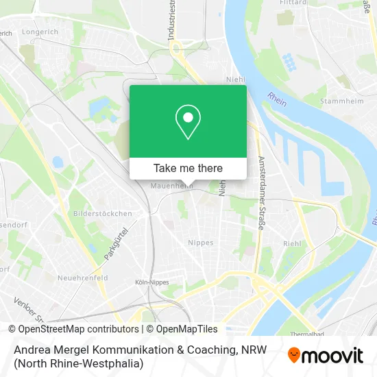Andrea Mergel Kommunikation & Coaching map