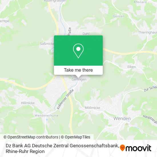 Карта Dz Bank AG Deutsche Zentral Genossenschaftsbank