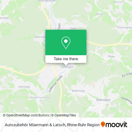 Autozubehör Müermann & Latsch map