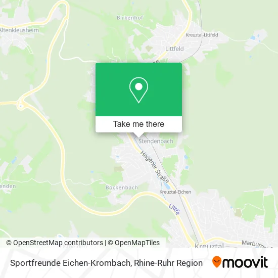 Карта Sportfreunde Eichen-Krombach