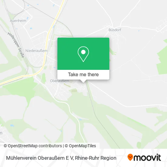 Карта Mühlenverein Oberaußem E V