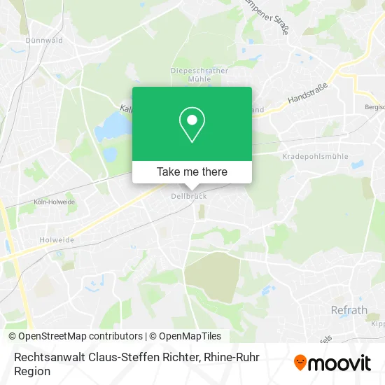 Карта Rechtsanwalt Claus-Steffen Richter