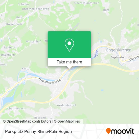 Parkplatz Penny map