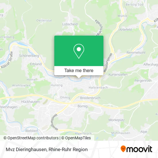 Карта Mvz Dieringhausen