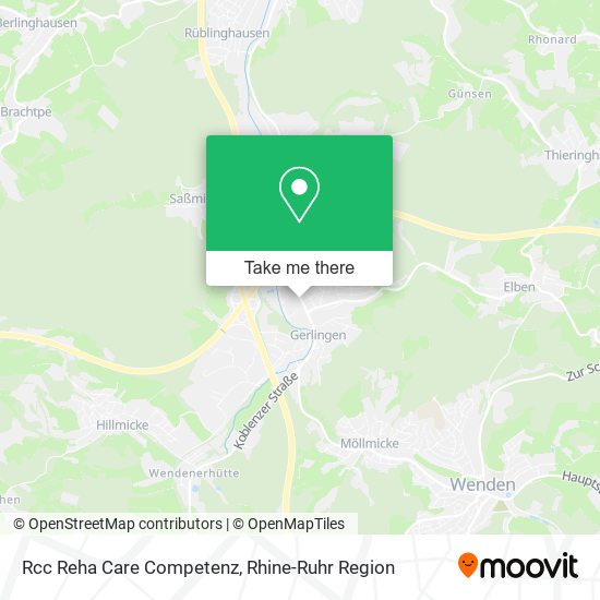 Rcc Reha Care Competenz map