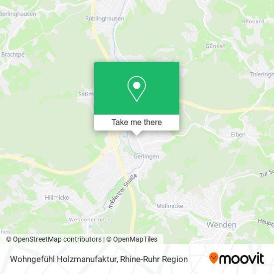 Wohngefühl Holzmanufaktur map