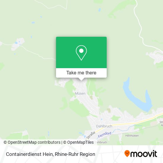 Containerdienst Hein map