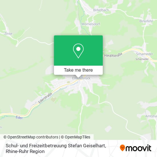 Schul- und Freizeitbetreuung Stefan Geiselhart map