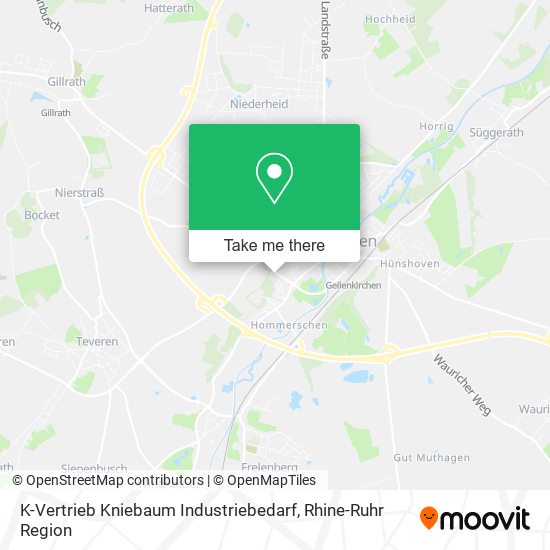 K-Vertrieb Kniebaum Industriebedarf map